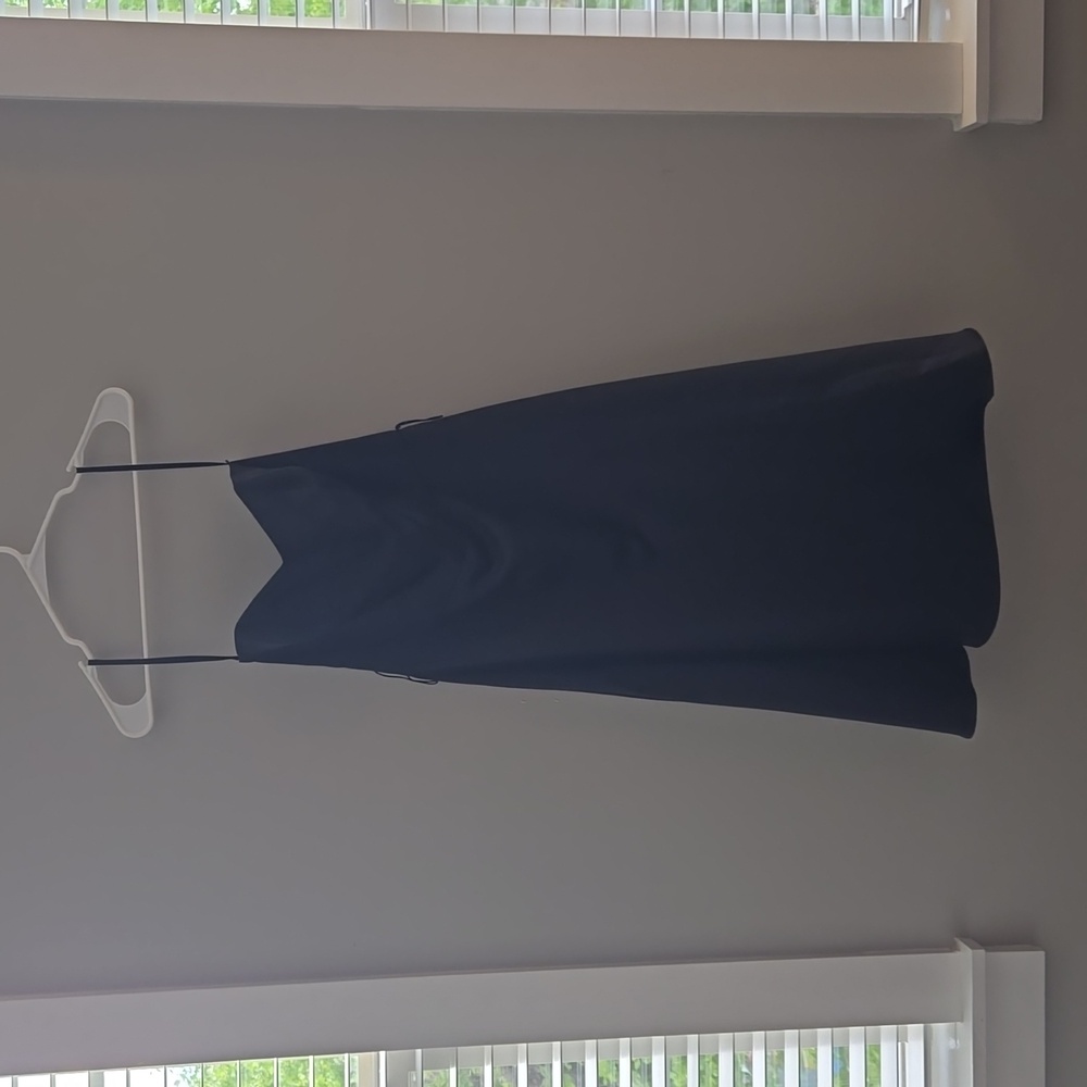 White House Black Market Black Strapless Dress with interchangeable belts